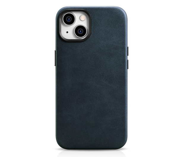 iCarer Premium Leather Case Oil Wax do iPhone 14 Plus (MagSafe) - 1201108 - zdjęcie